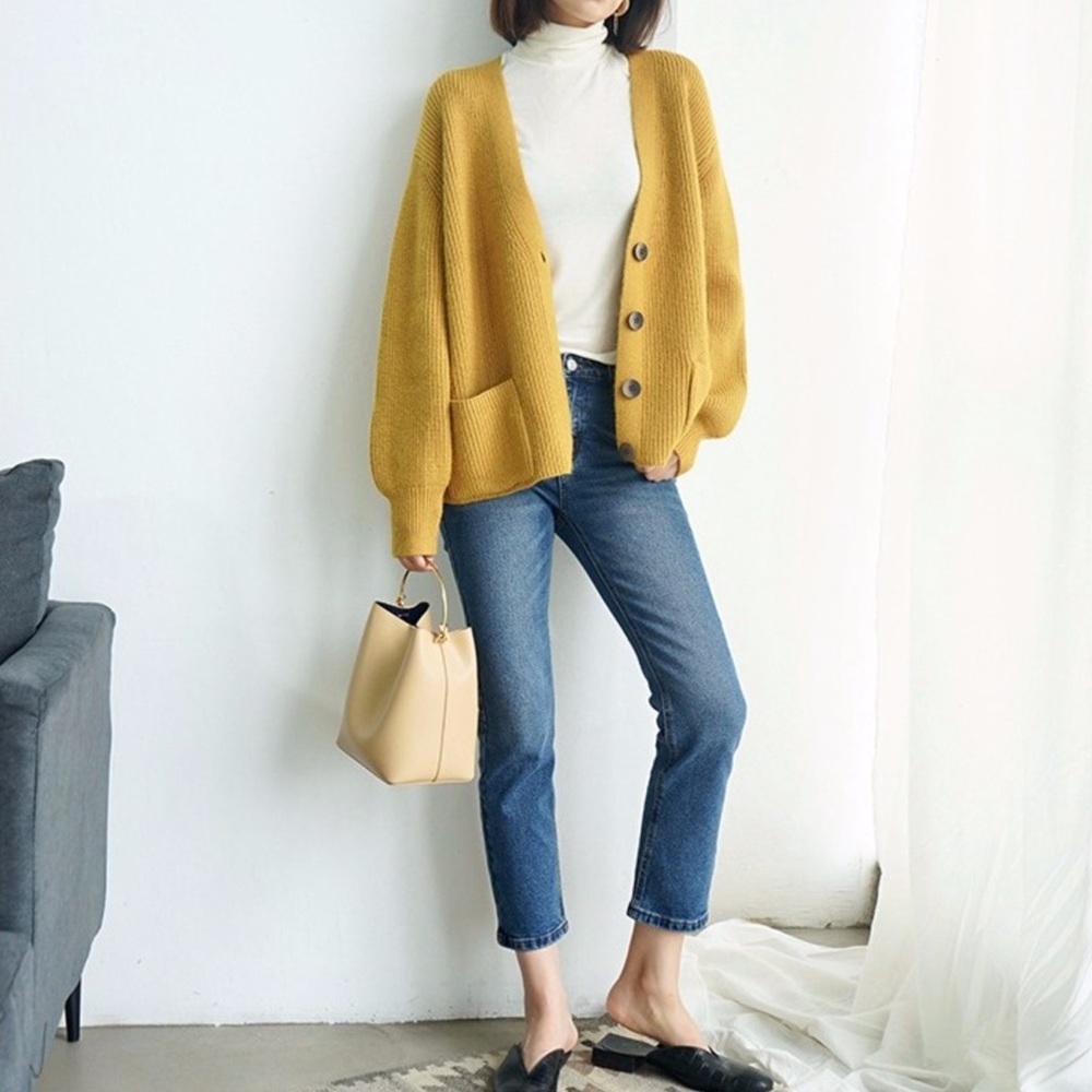 Wool Blend Cardigan | Independent Designer | One Size